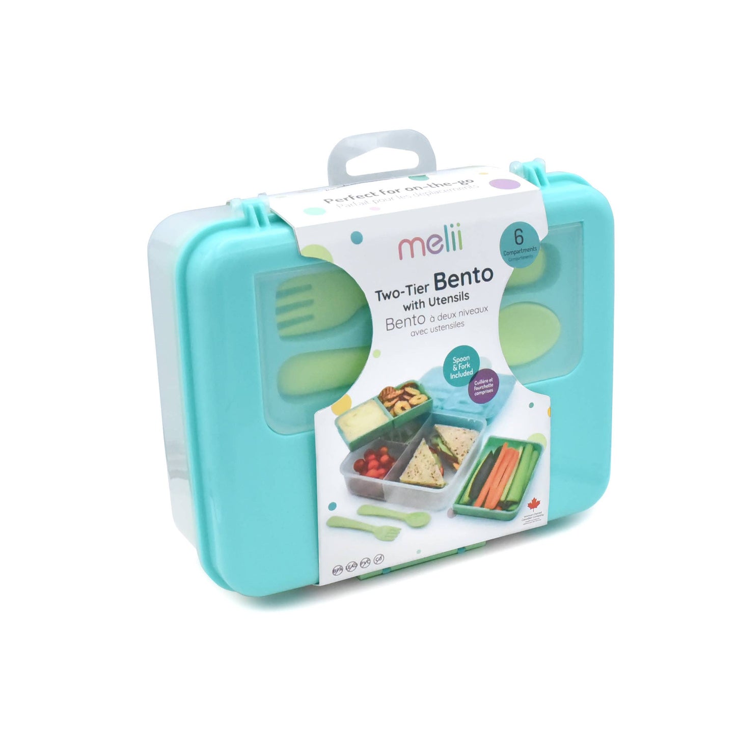 melii - 2 Tier Bento Box: Pink