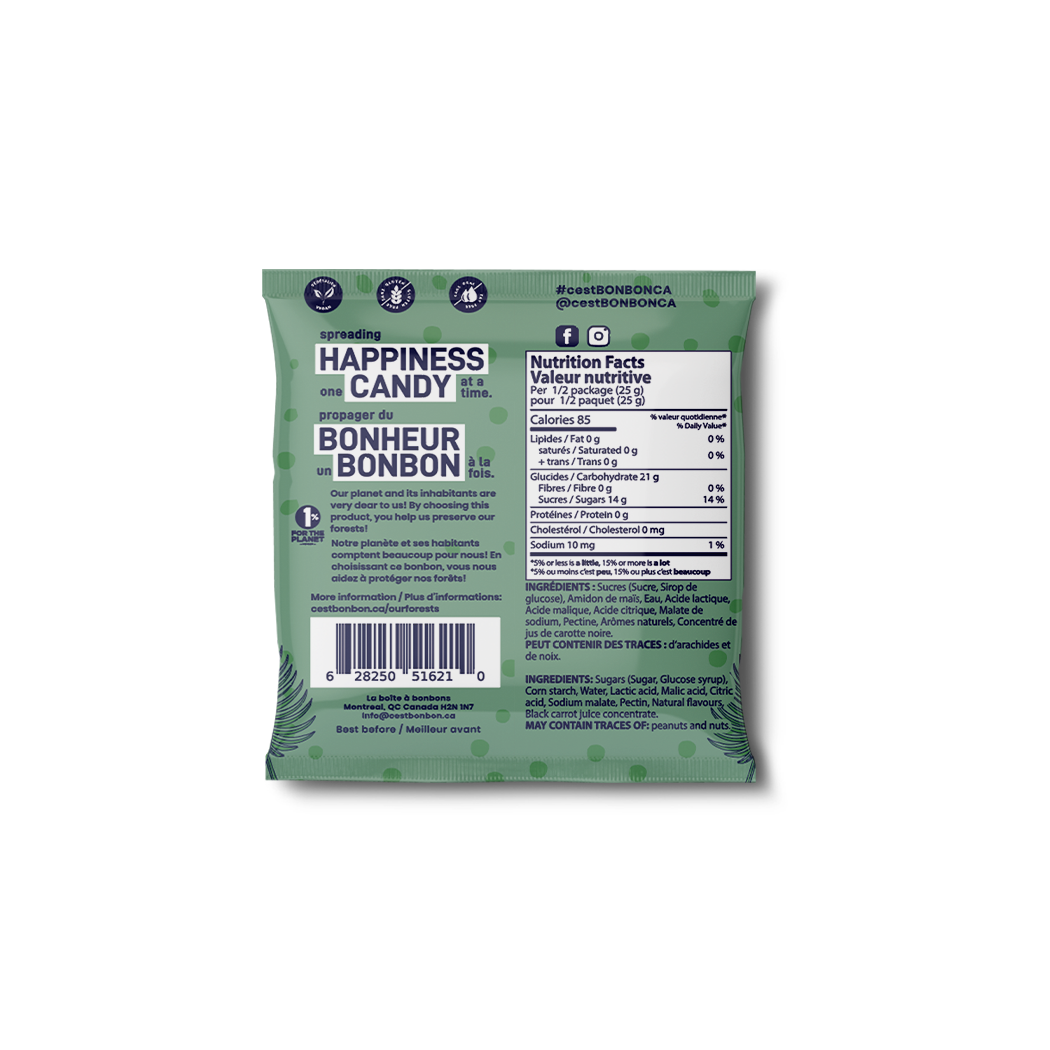 La boîte à bonbons - Vegan Forest Berries - Gummy Candies