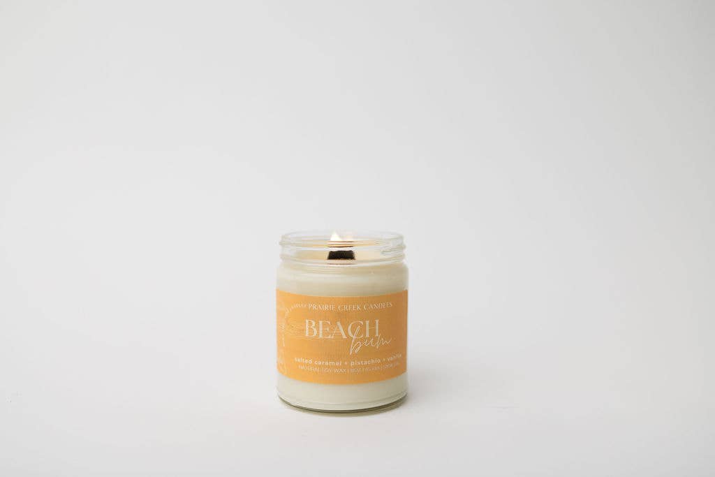 Prairie Creek Candles - BEACH BUM | NON TOXIC SOY WAX CANDLE | SUMMER COLLECTION
