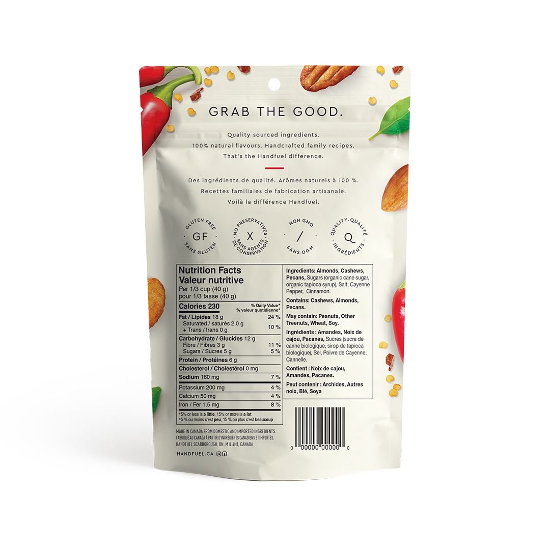HANDFUEL - Sweet Chili Nut Mix 150g x 12