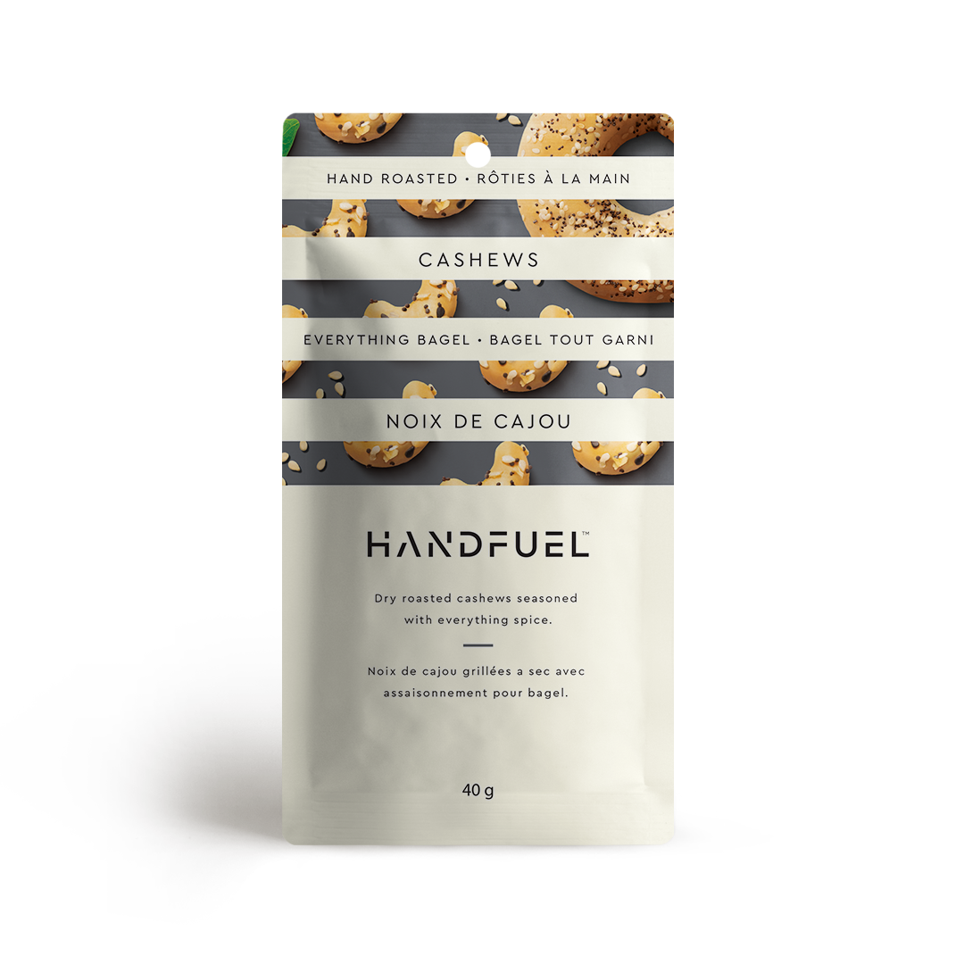 HANDFUEL - Everything Bagel Cashews 40g X 12