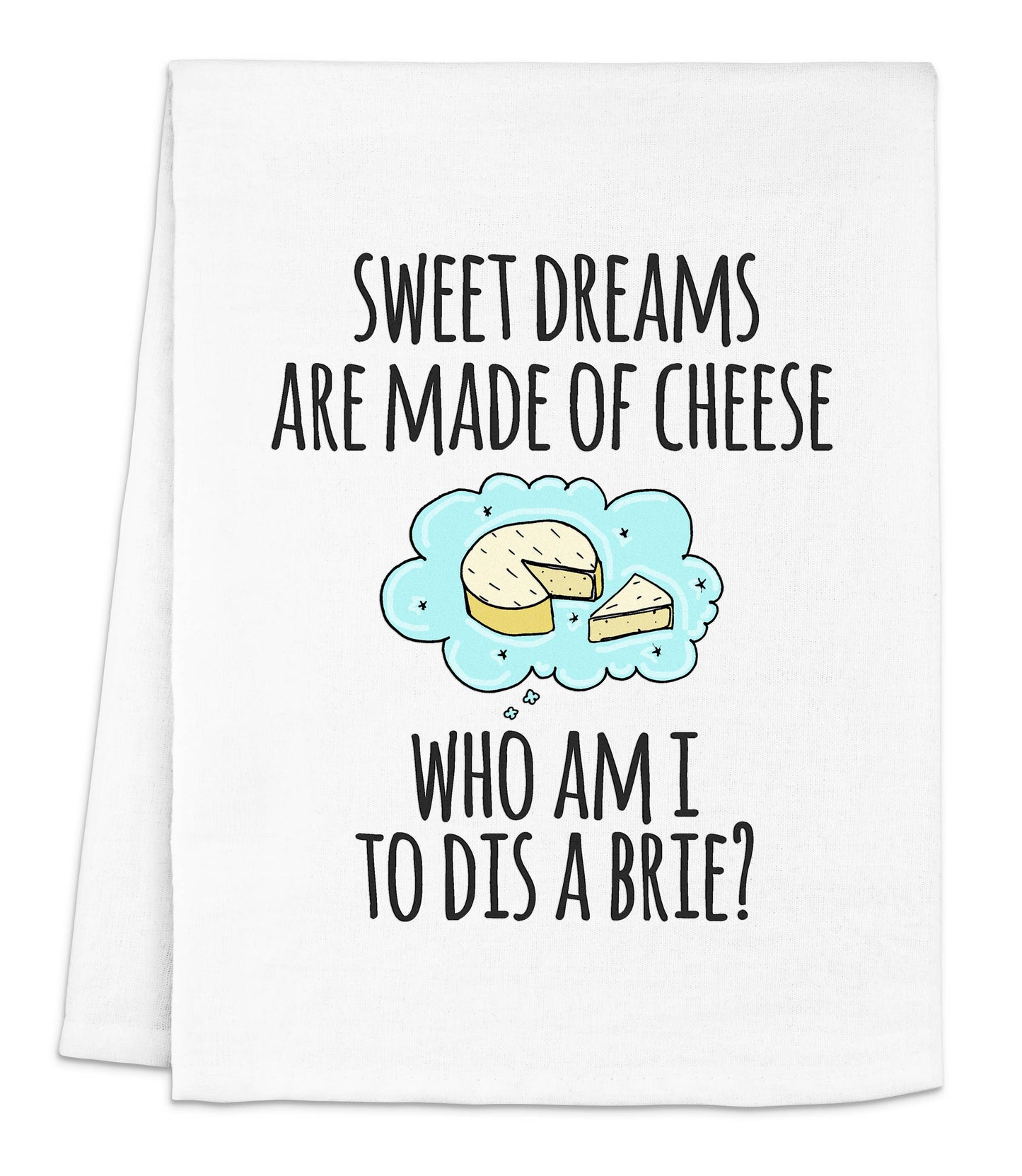 Moonlight Makers - Colorful Dish Towels - Sweet Dreams are Made of Cheese