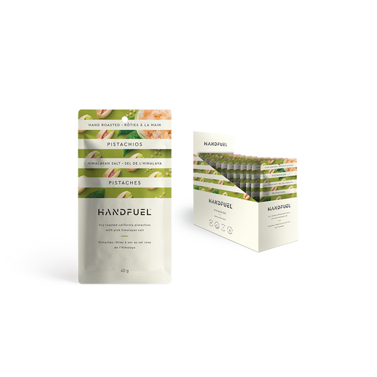 HANDFUEL - Dry Roasted Himalayan Salt Pistachios 40g X 12