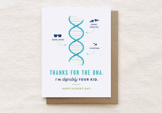Quirky Paper Co. - Thanks for the DNA - Father's Day Card