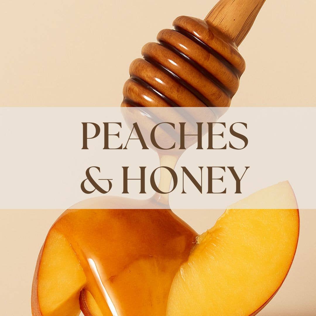 Prairie Creek Candles - PEACHES & HONEY | 8OZ NON TOXIC SOY CANDLE | FALL COLLECTION