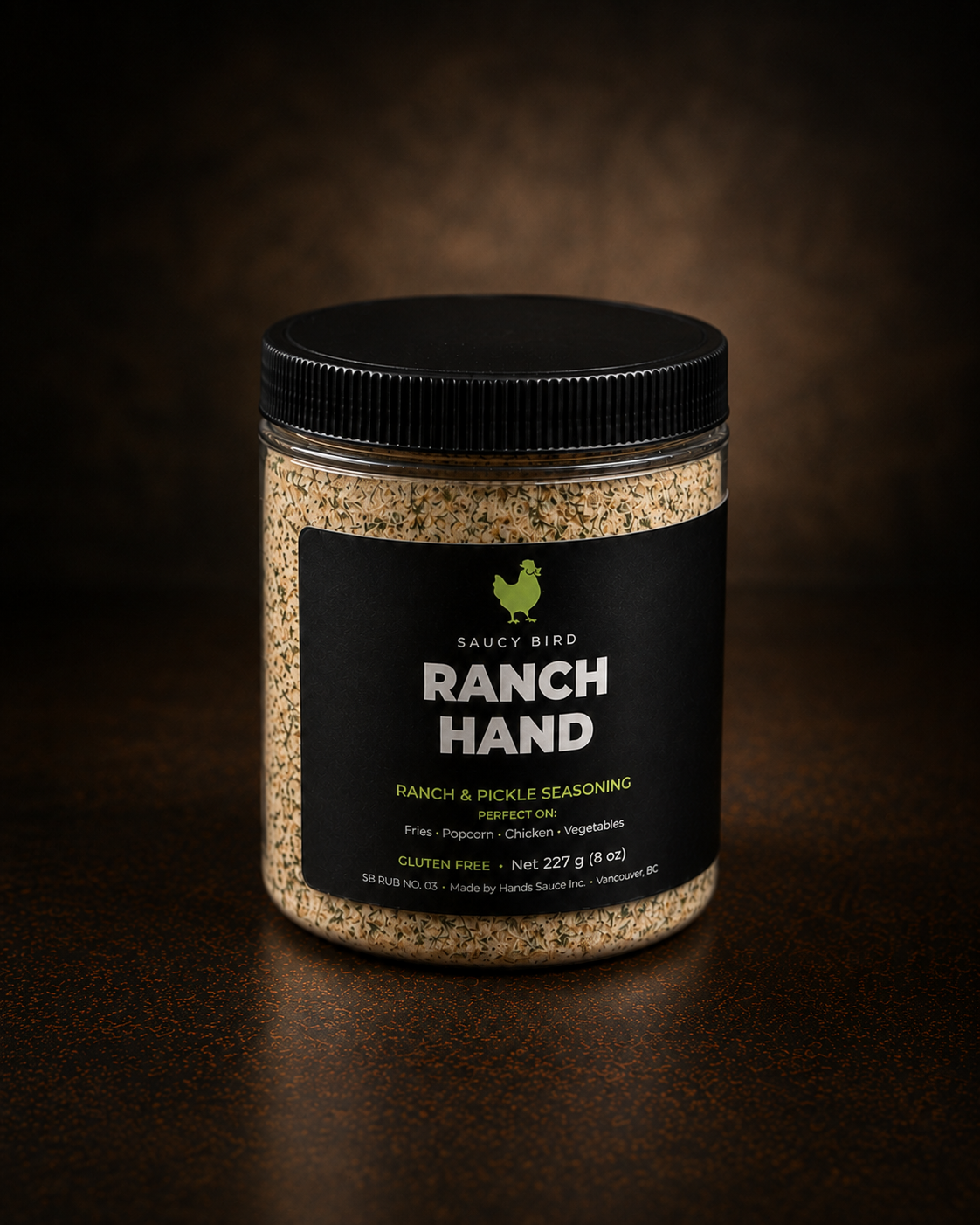 Saucy Bird - Ranch Hand | Ranch & Pickle Seasoning | Gluten-Free | 227 g