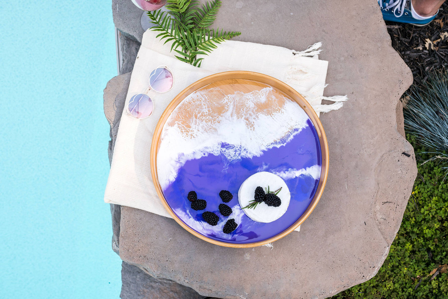 Lynn & Liana Designs - Grape Resin Cheese Board