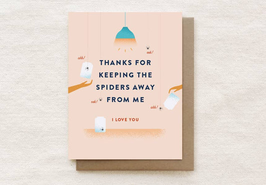 Quirky Paper Co. - Spiders - Love Valentines Anniversary Card