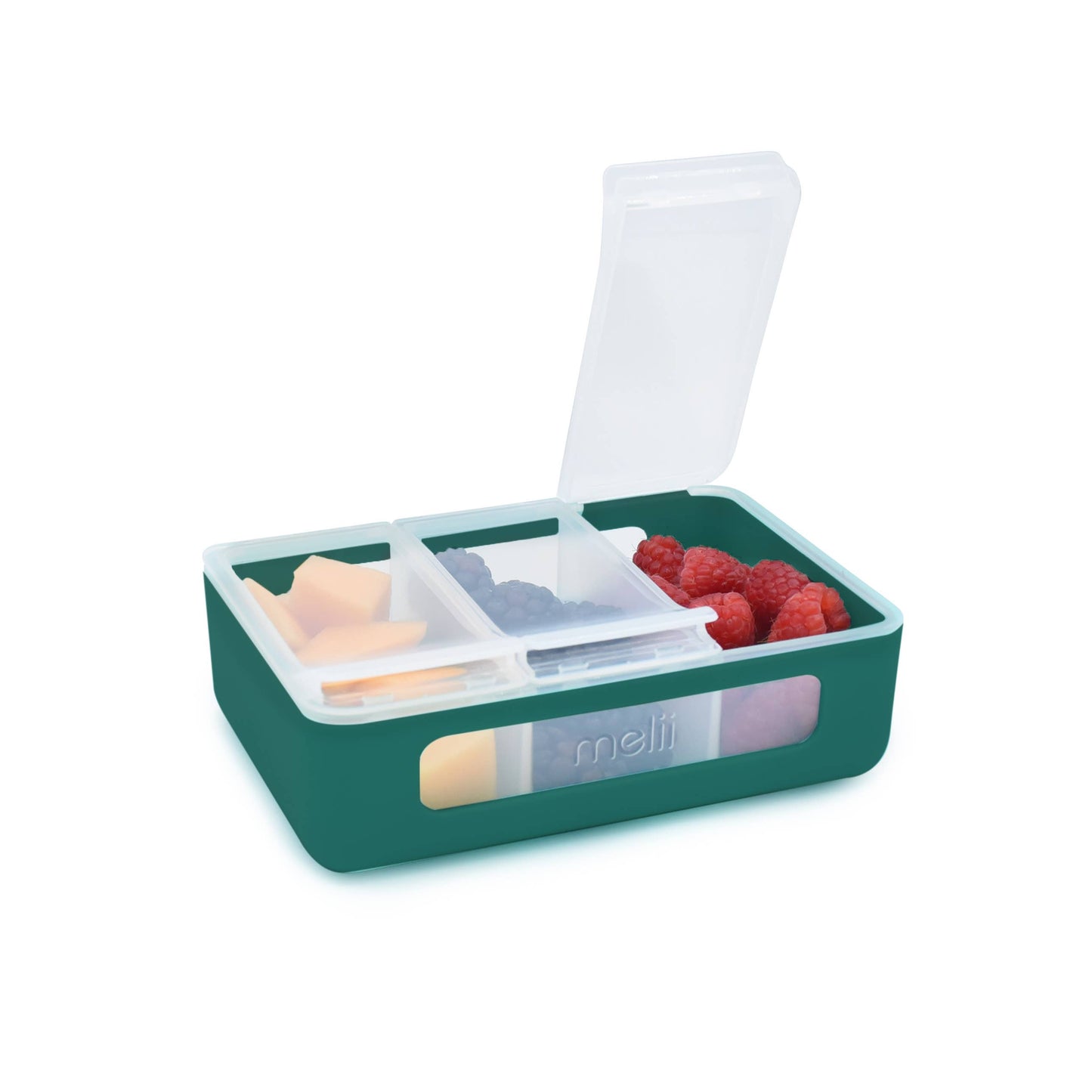 melii - 3 Compartment Snackle Box: Hunter Pine