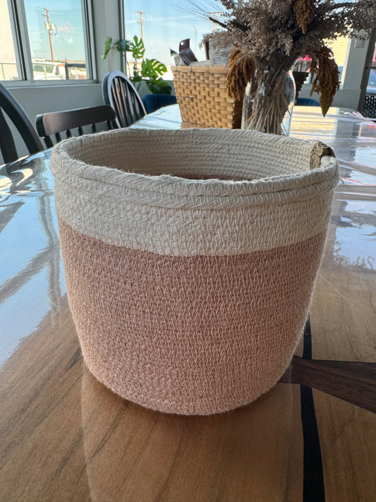 Prairie Knot Co. Hemp and Natural Basket