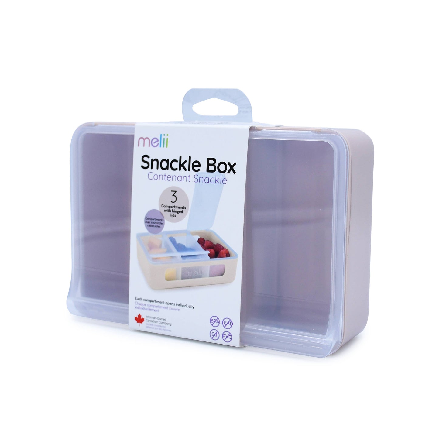 melii - 3 Compartment Snackle Box: Hunter Pine