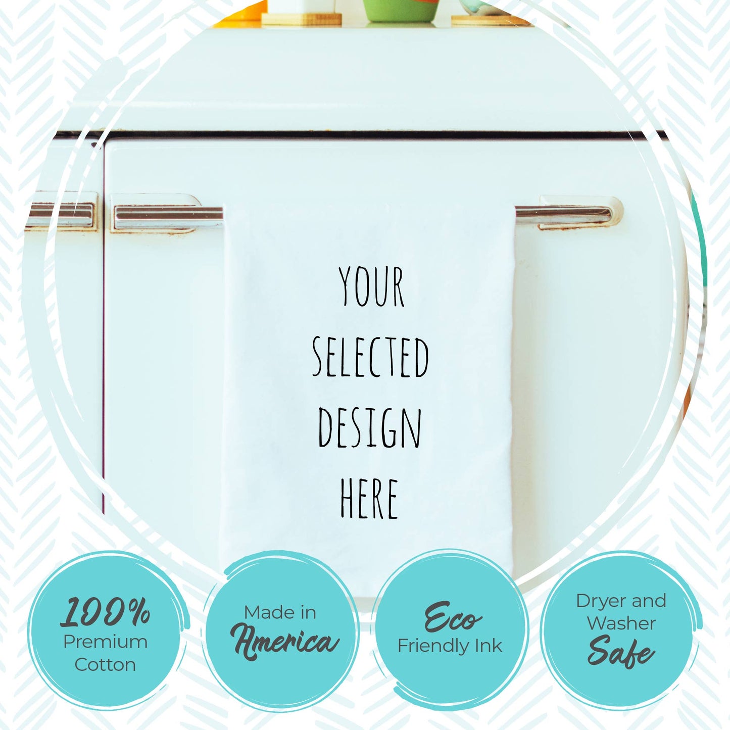 Moonlight Makers - The Perfect Cheese Plate - Dish Towels - White or Gray: White