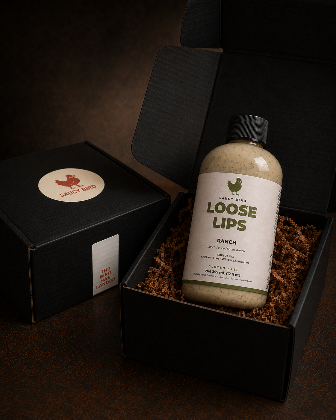 Saucy Bird - Loose Lips | Cool Hot Ranch Sauce | Gluten-Free | 355 mL
