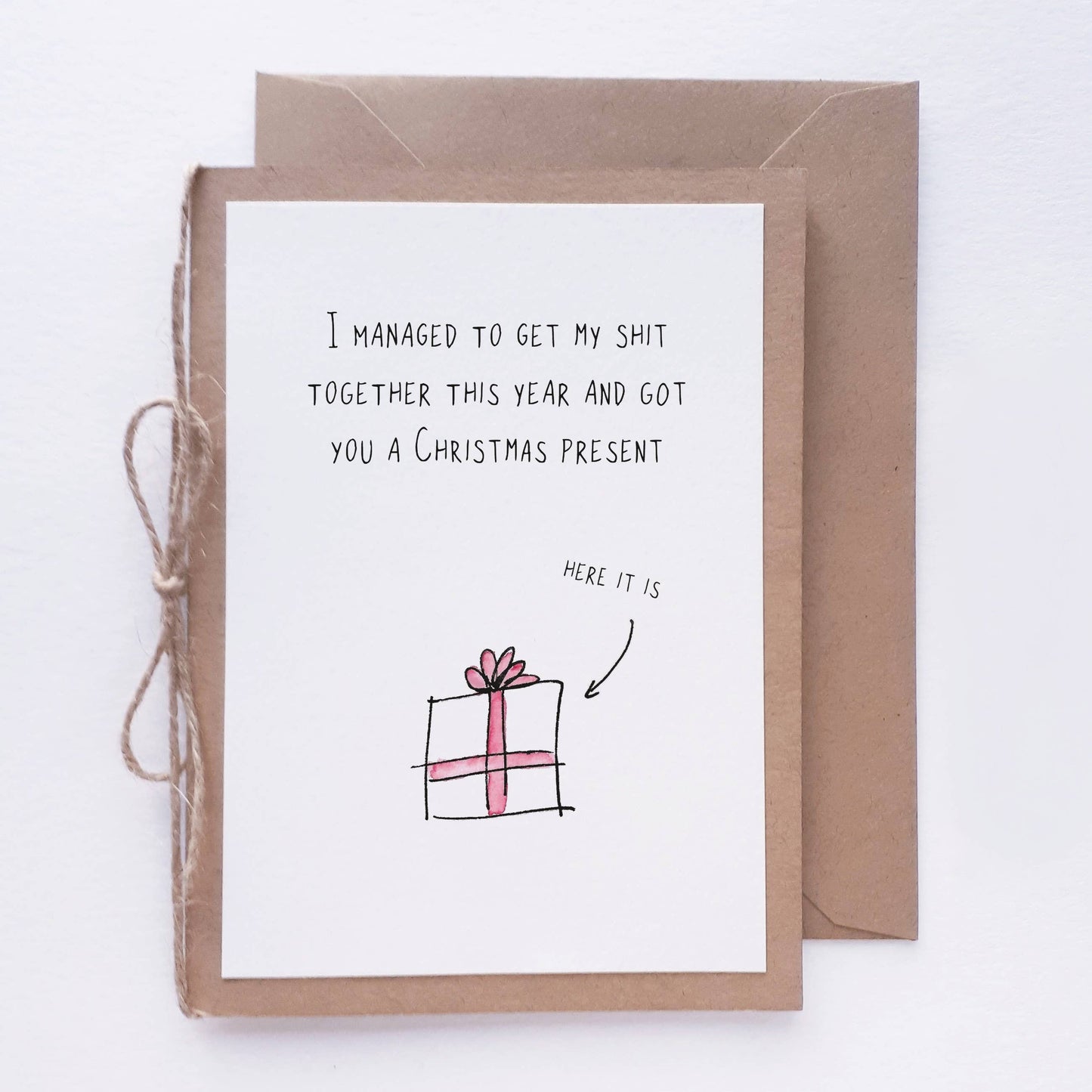 Card - Paper Connections - Christmas Present