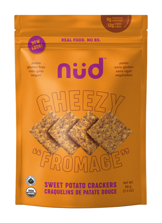 nud fud Inc. - Cheezy Sweet Potato Crackers