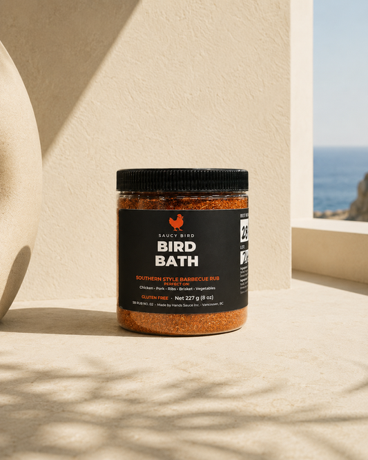 Saucy Bird - Bird Bath | Southern-Style BBQ Rub | Gluten-Free | 227 g