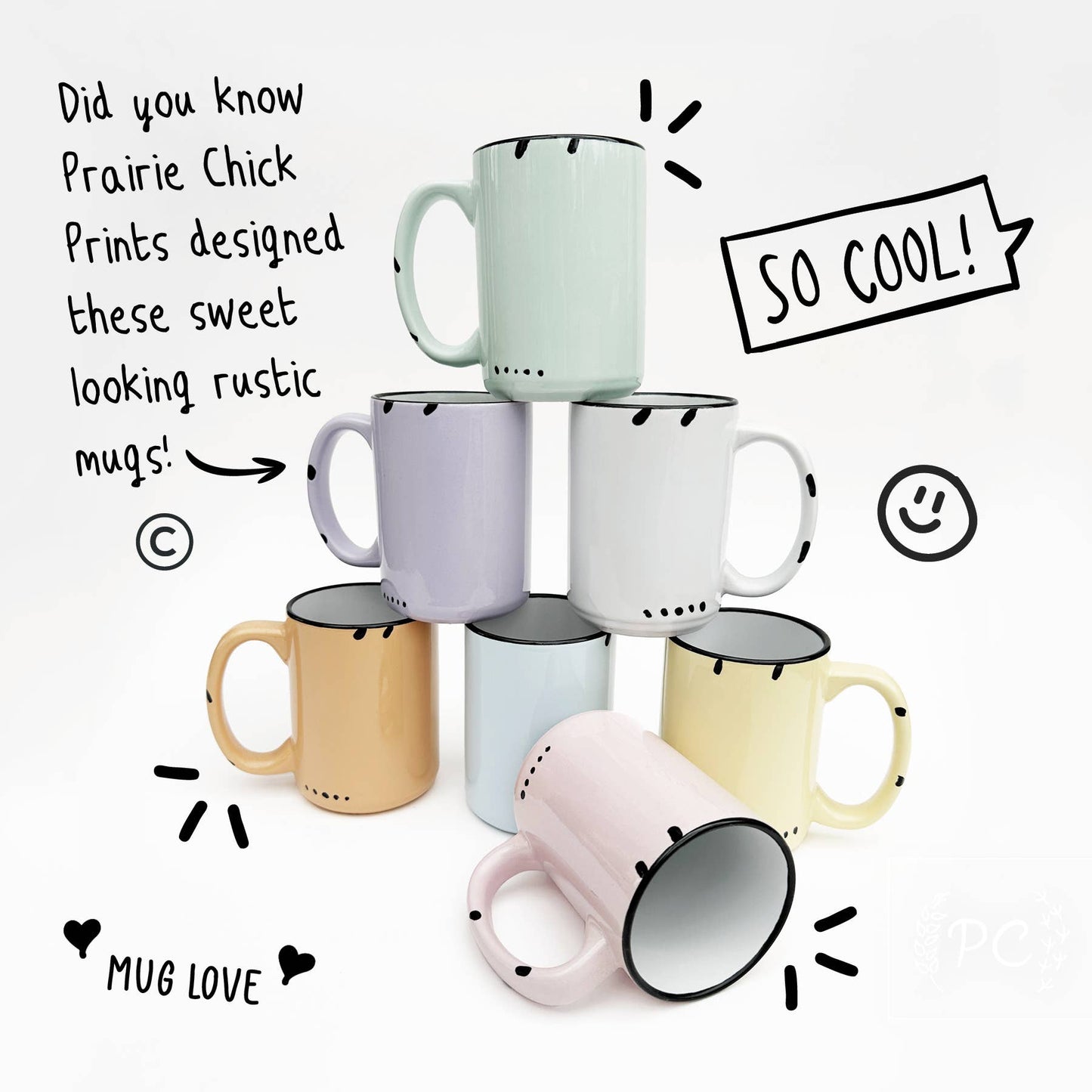 Prairie Chick Prints - Abcdefuckyou | Ceramic Mug: WhIte