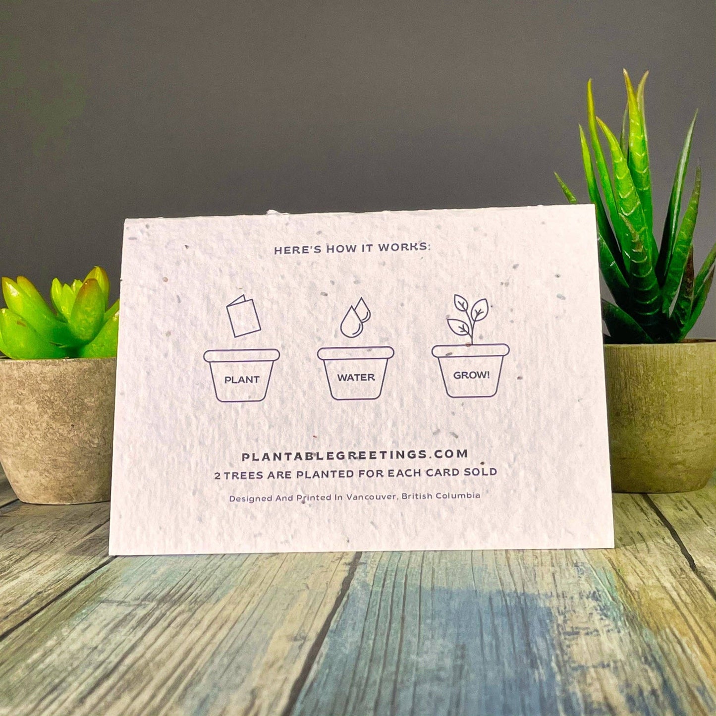 Plantable Greetings - Watercolour Bliss Plantable Greeting Card: Wildflowers