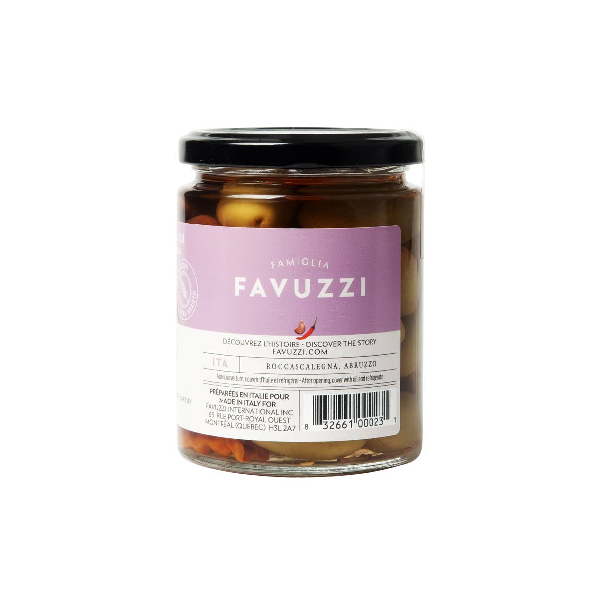 Favuzzi - Spicy Olive Mix With Garlic