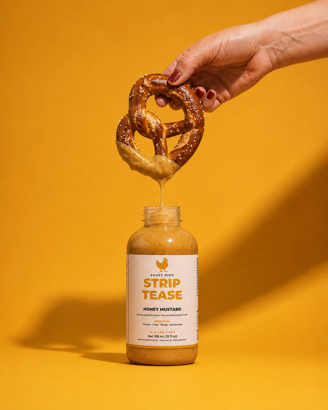Saucy Bird - Strip Tease | Honey Mustard Sauce | Gluten-Free | 355 mL