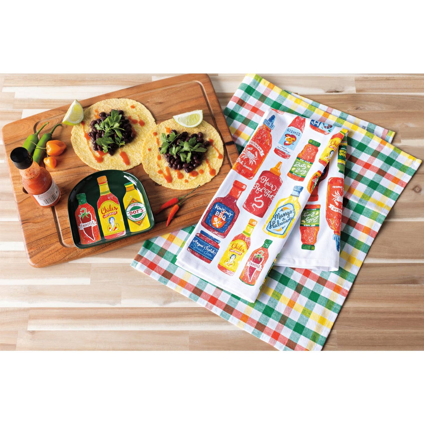Danica Brands - Hot Sauce Dishtowels Set of 2