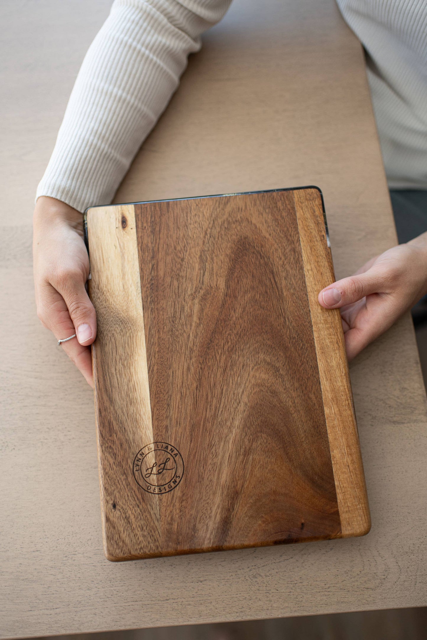 Lynn & Liana Designs - Wood Resin Date Night Cheese Charcuterie Board - NO TARIFFS!: Marble