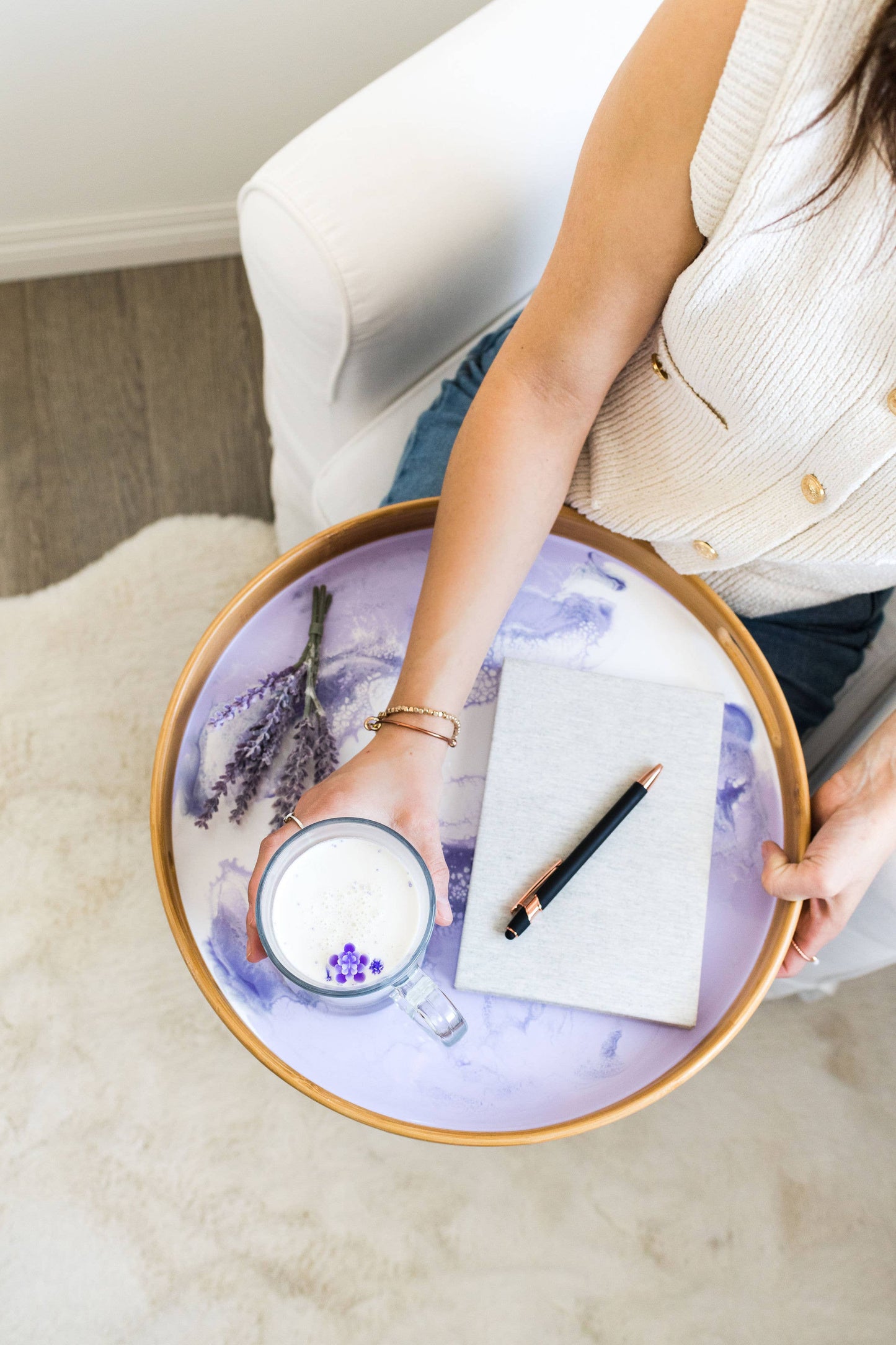 Lynn & Liana Designs - Lavender / Resin Cheese Knife Set