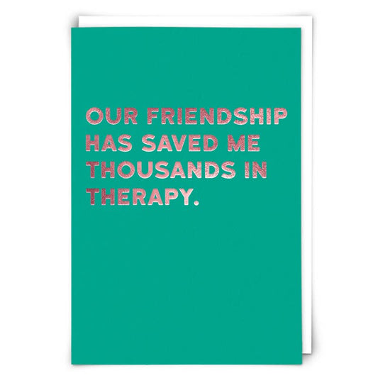 Redback Cards Canada - ALL Duties Paid - Therapy Greeting Card