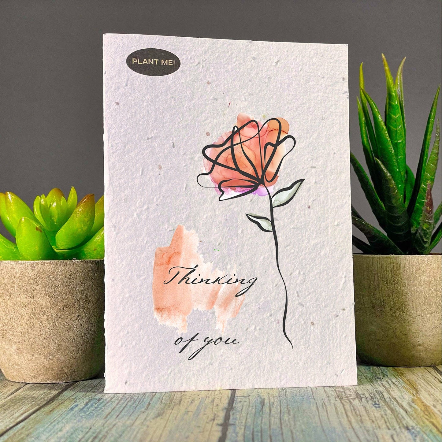 Plantable Greetings - Thinking Of You Flower Plantable Greeting Card: Wildflowers