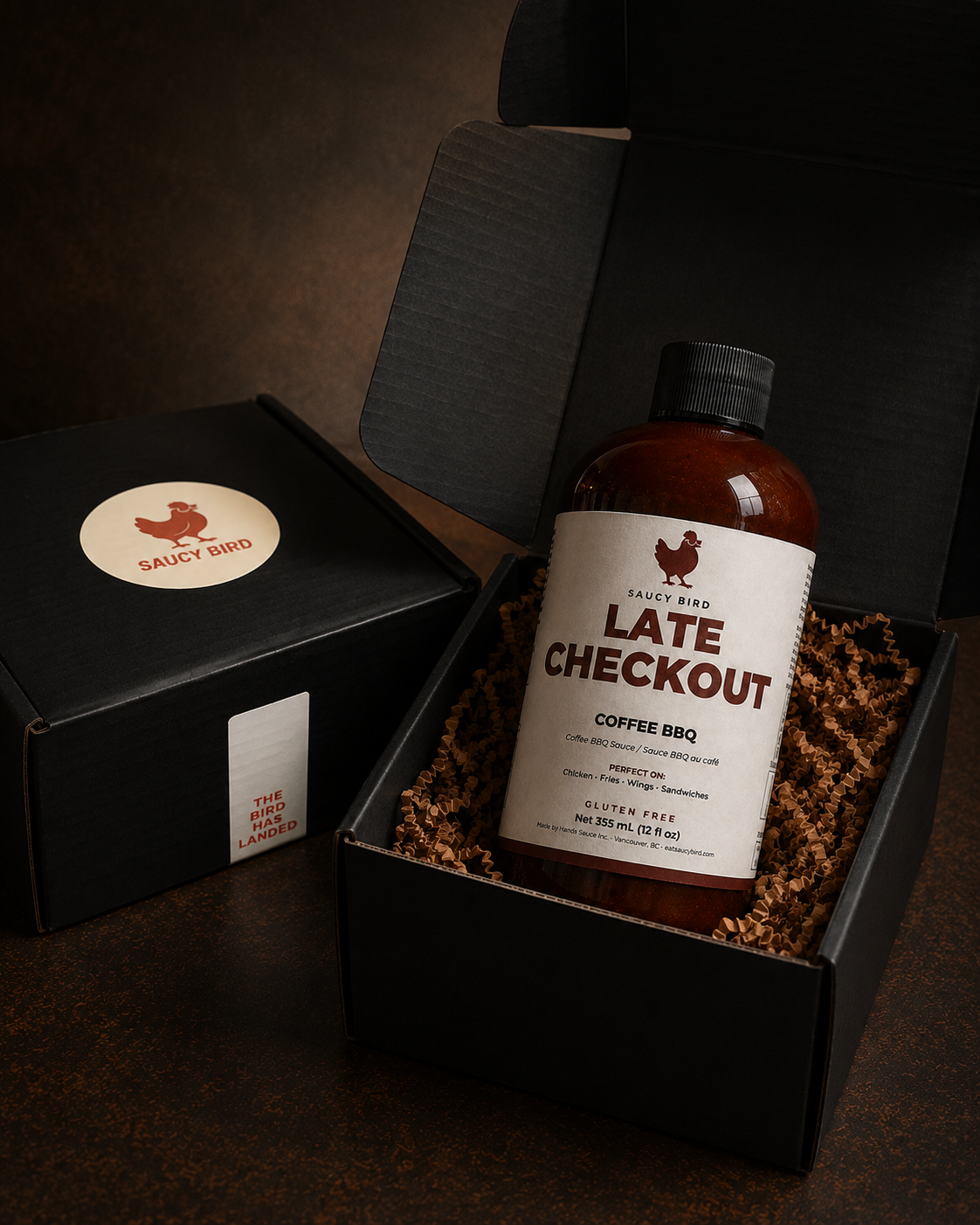 Saucy Bird - Late Checkout | Coffee BBQ Sauce | Gluten-Free | 355 mL
