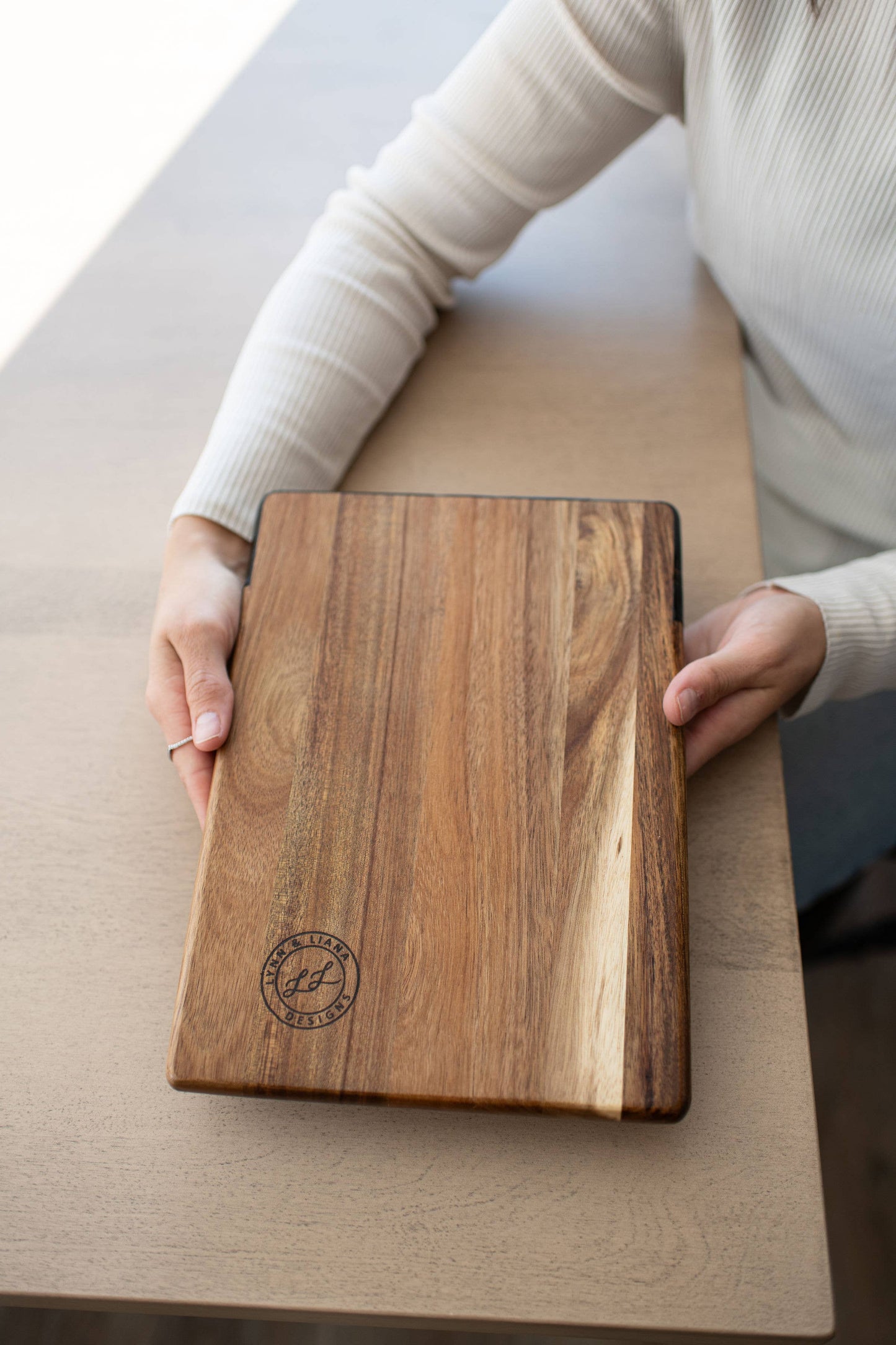 Lynn & Liana Designs - Wood Resin Date Night Cheese Charcuterie Board - NO TARIFFS!: Marble