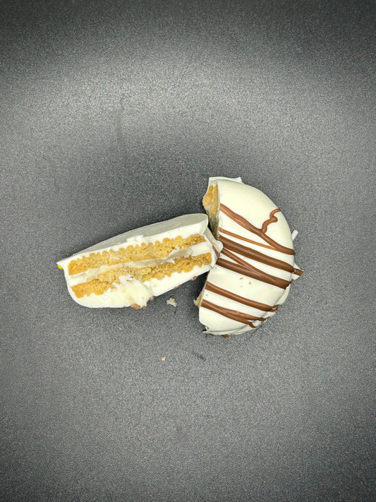 Norm & Lenore - White Chocolate Dipped Vanilla Oreos