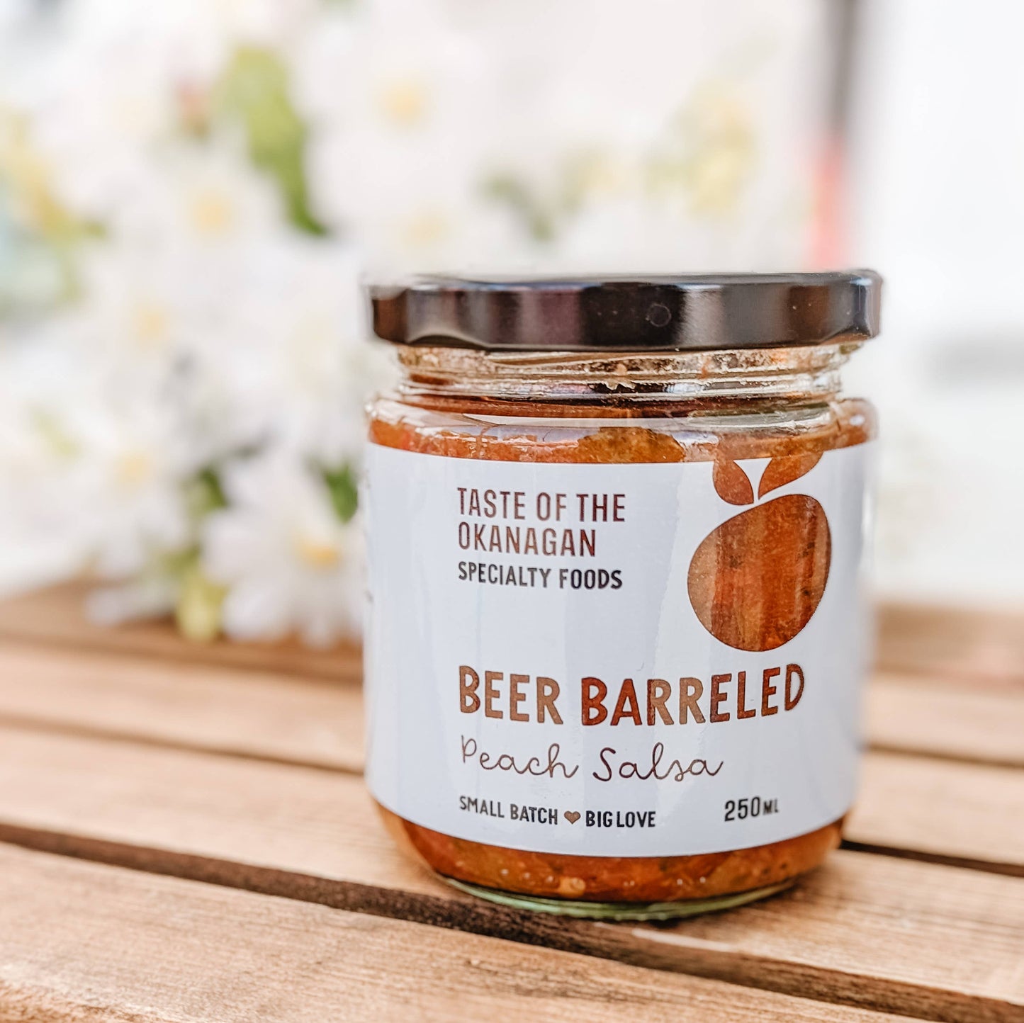 Taste of the Okanagan - Beer Barreled Peach Salsa — Okanagan Peaches & Craft Beer