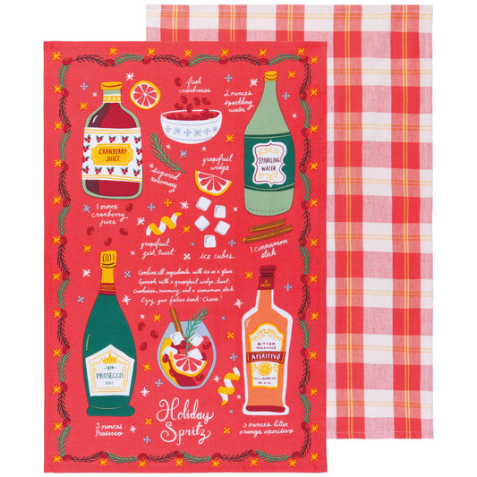 Danica Brands - Holiday Spirits Christmas Dishtowels Set of 2