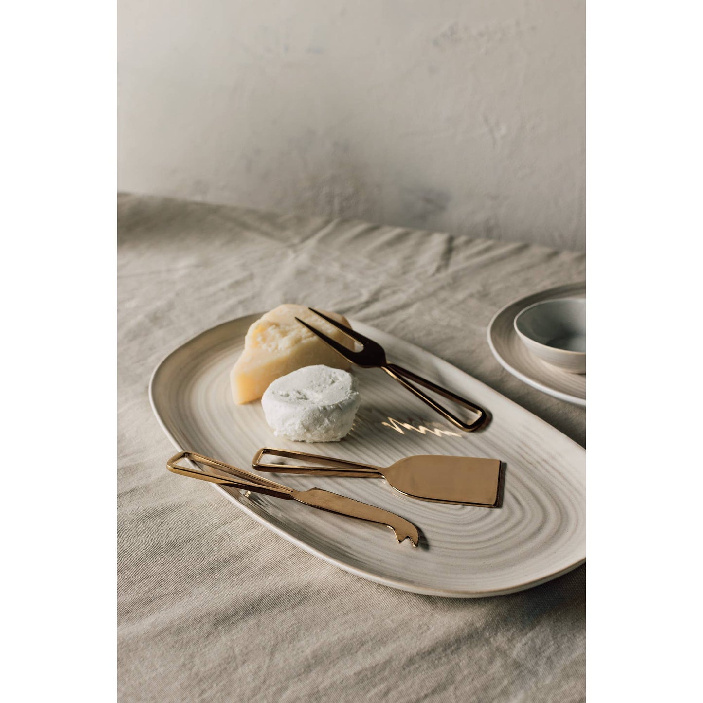 Danica Brands - Gold Cheese Knives Set of 3