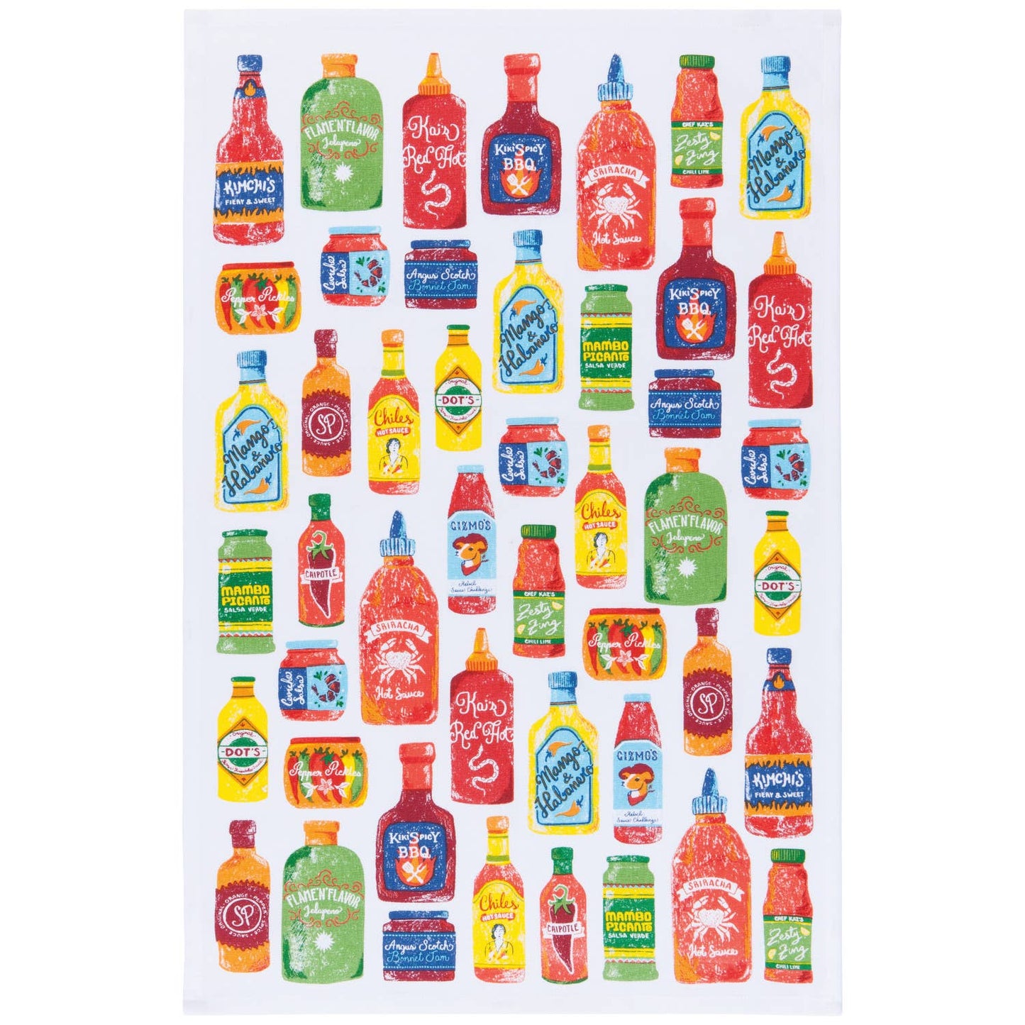 Danica Brands - Hot Sauce Dishtowels Set of 2