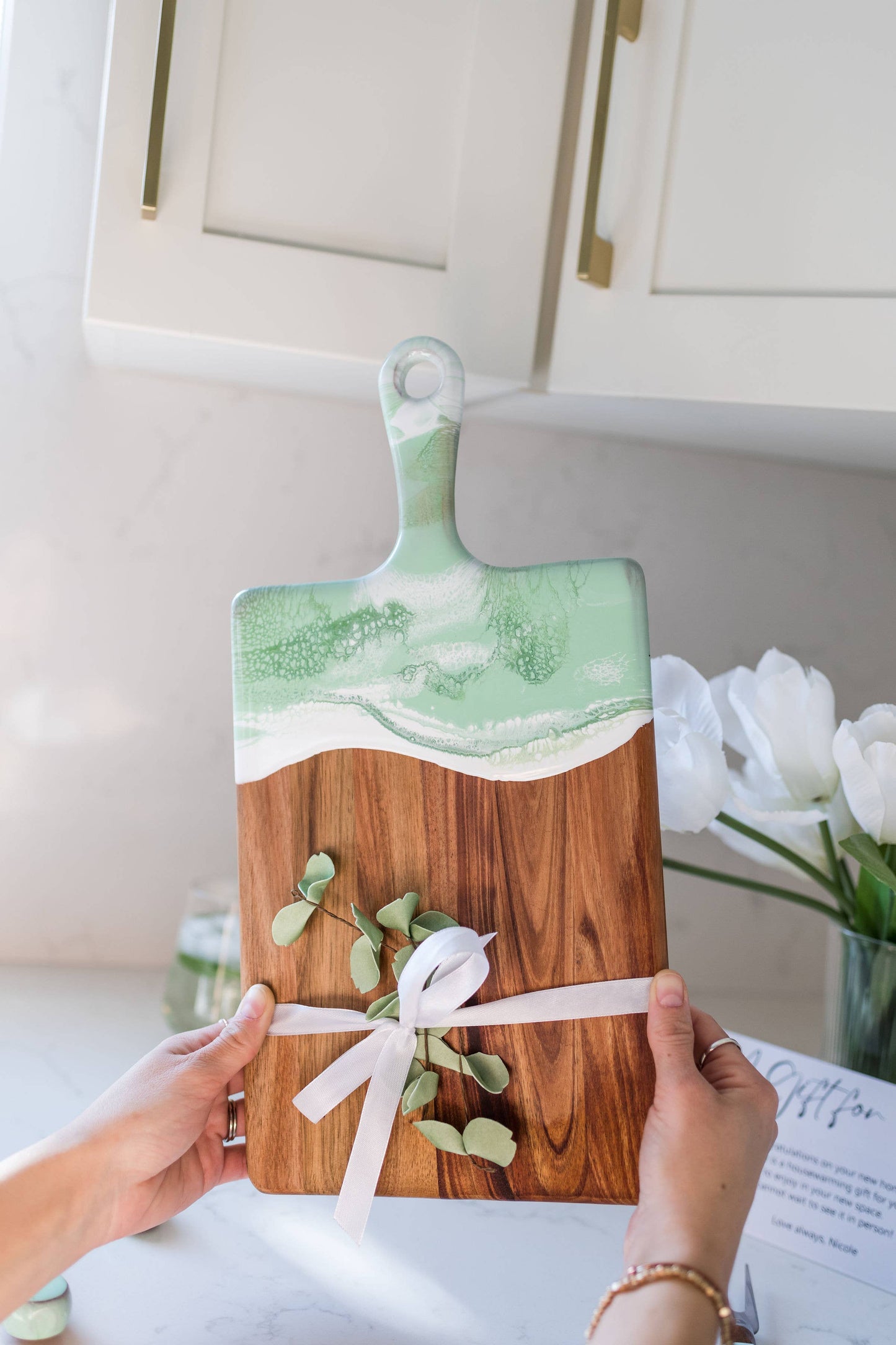 Lynn & Liana Designs - Mojito / Date Night Charcuterie Board (8x11")