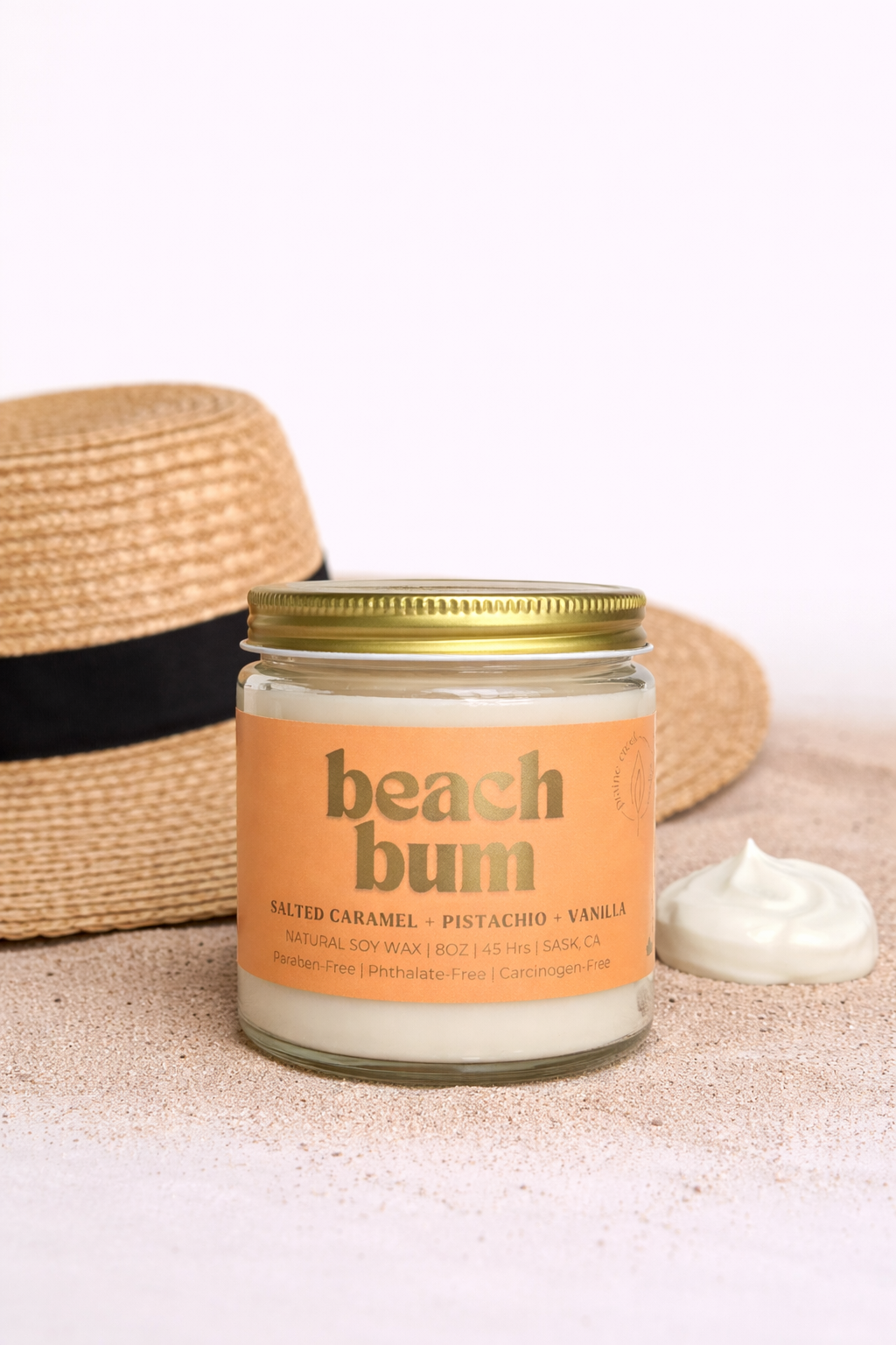Prairie Creek Candles - BEACH BUM | NON TOXIC SOY WAX CANDLE | SUMMER COLLECTION