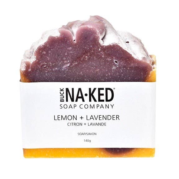 Buck Naked Soap Company - Lemon + Lavender Bar Soap