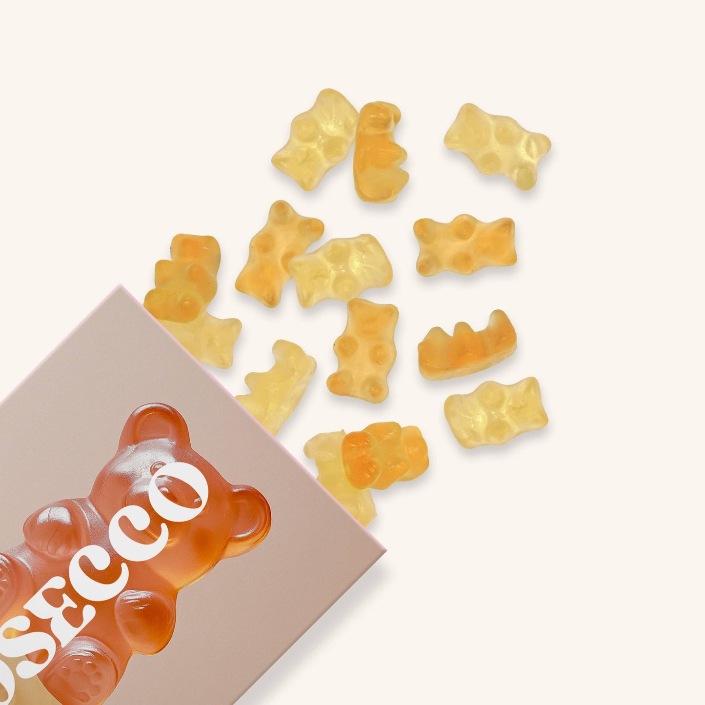 Vesper Bites - Prosecco Bear Gummies, Chewy Candies, Alcohol-Free