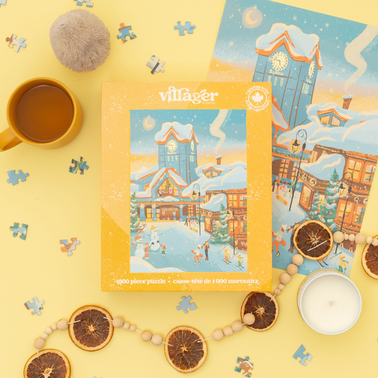 Villager Puzzles - Ski Resort | 1000-Piece Puzzle | Designed in Canada