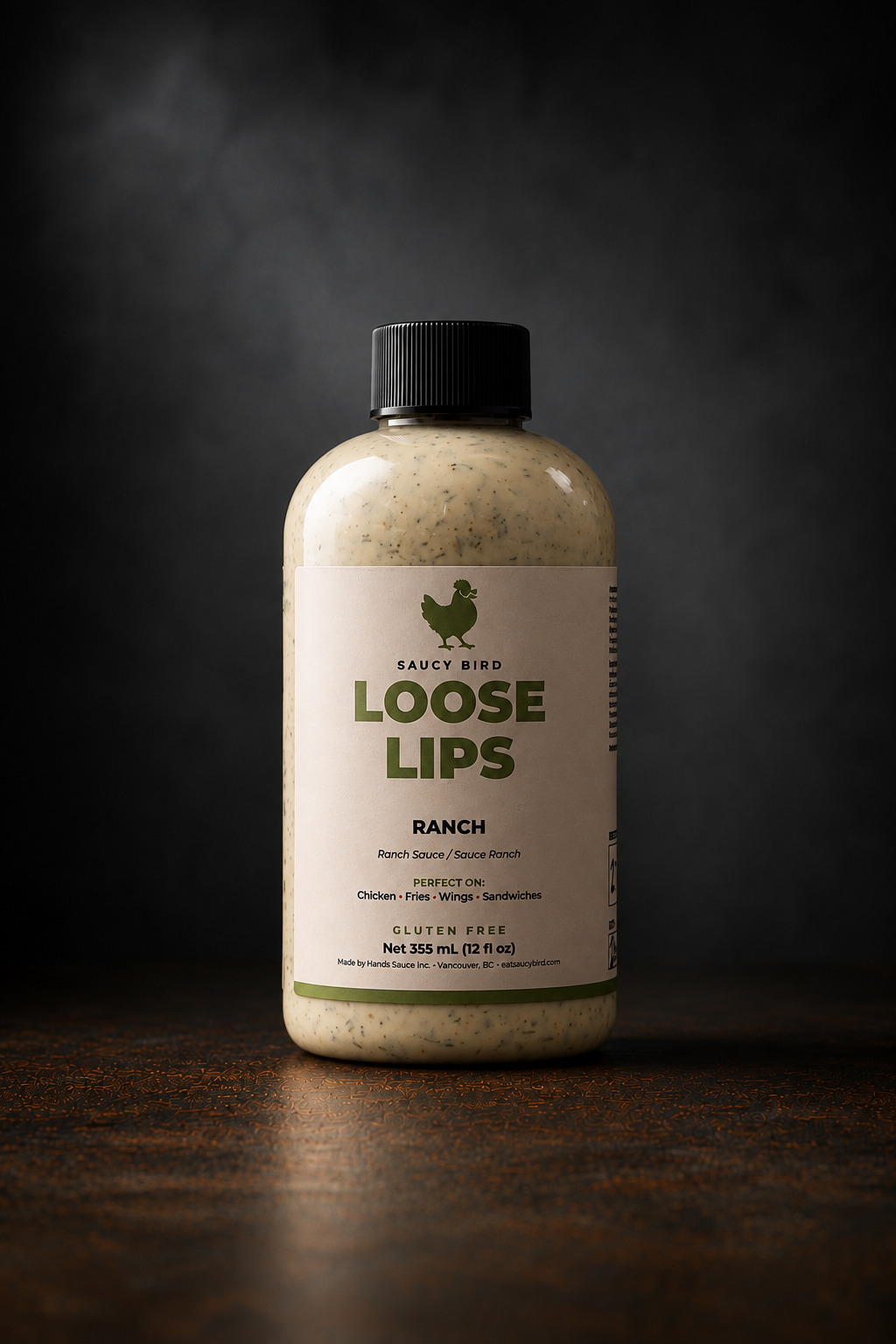 Saucy Bird - Loose Lips | Cool Hot Ranch Sauce | Gluten-Free | 355 mL