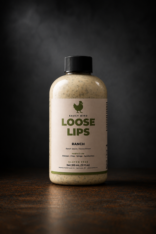 Saucy Bird - Loose Lips | Cool Hot Ranch Sauce | Gluten-Free | 355 mL