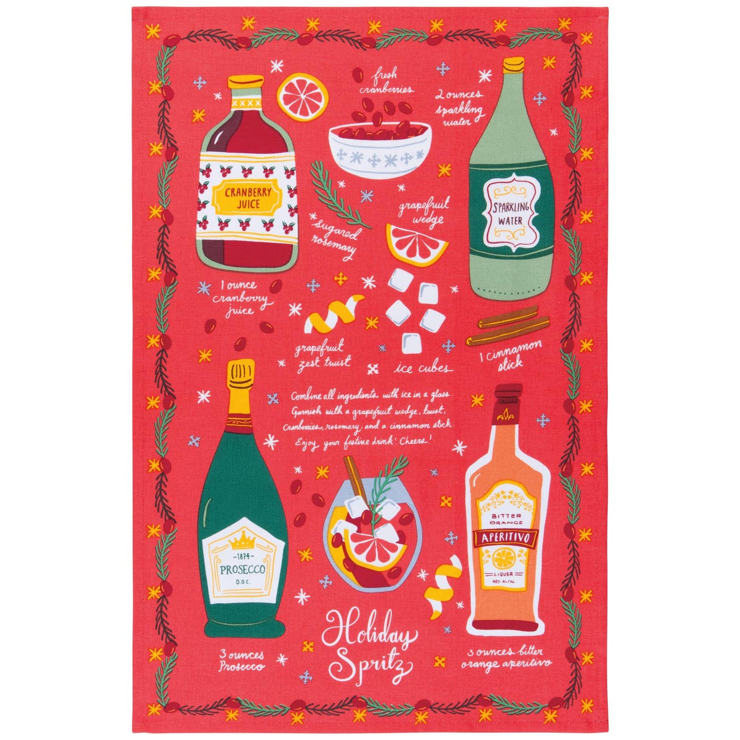 Danica Brands - Holiday Spirits Christmas Dishtowels Set of 2