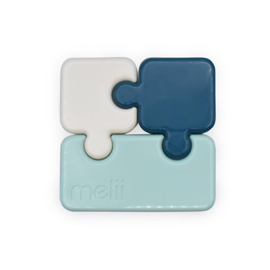melii - Luxe Puzzle Container: Blue
