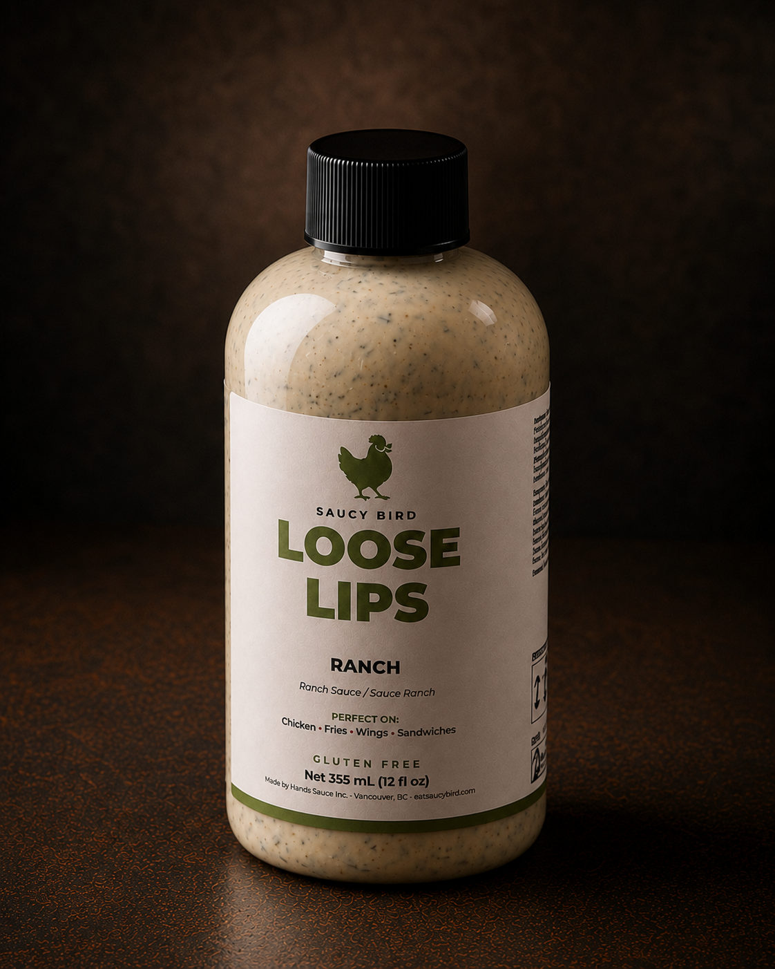 Saucy Bird - Loose Lips | Cool Hot Ranch Sauce | Gluten-Free | 355 mL