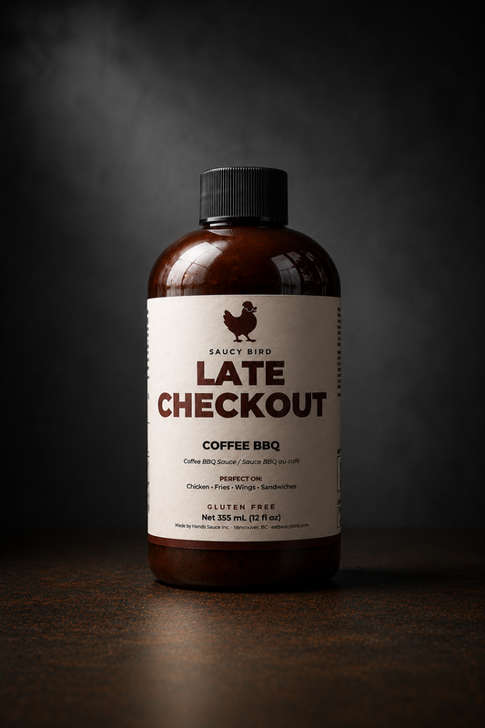 Saucy Bird - Late Checkout | Coffee BBQ Sauce | Gluten-Free | 355 mL