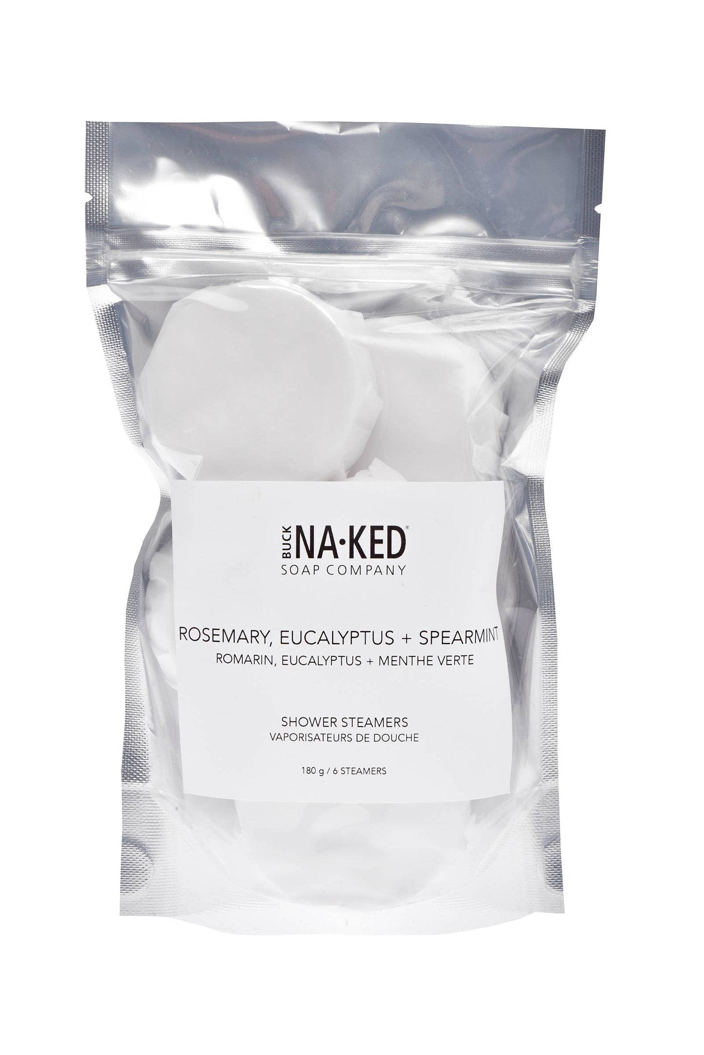 Buck Naked Soap Company - Rosemary, Eucalyptus + Spearmint Shower Steamers