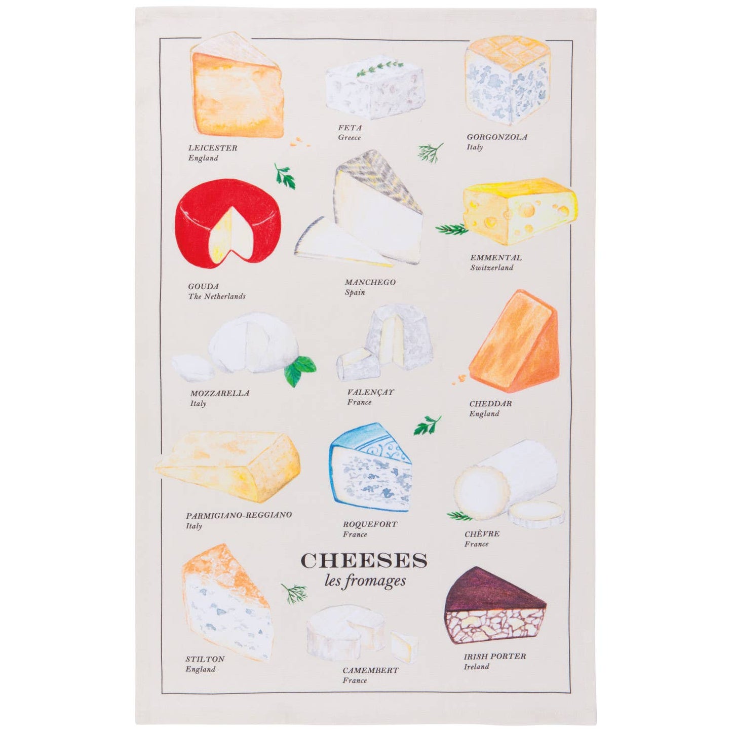 Danica Brands - Les Fromages Dishtowel