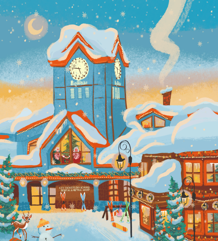 Villager Puzzles - Ski Resort | 1000-Piece Puzzle | Designed in Canada